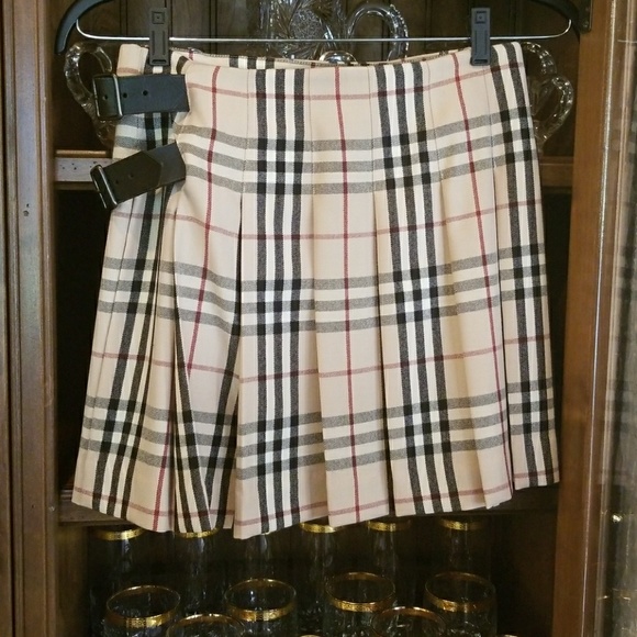 burberry kilt womens